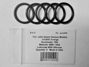 5 kompatible John Deere U12547 O-Ringe / Material R&S 912JDB / H4A - Bild 1 von 2