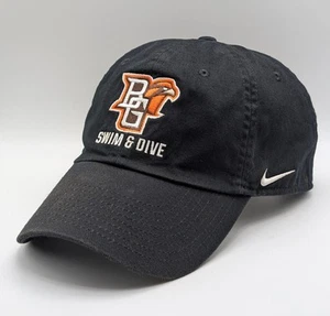 Nike Heritage86 Bowling Green Falcons Swim & Dive Black Strap Back Hat Cap NCAA - Picture 1 of 5