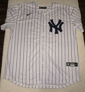 Camiseta deportiva local a rayas de béisbol Nike NY New York Yankees MLB talla: L David Cone - Imagen 1 de 5