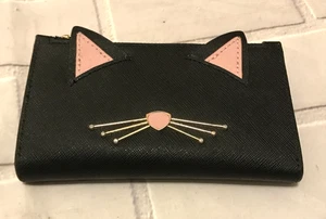 Cartera Kate Spade New York Cat's Maullido Gato Mikey Gatito Negro - Imagen 1 de 17