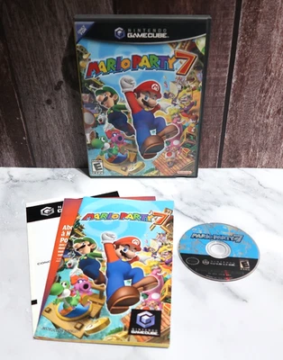 Mario Party 7 - Nintendo GameCube - Complete CIB - Tested - Authentic - Image 1 of 4