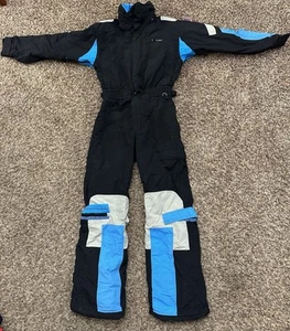 Vtg 90's Robert John One Piece Ski Snowsuit insulated Supplex  Mens Size 36 - Picture 1 of 10
