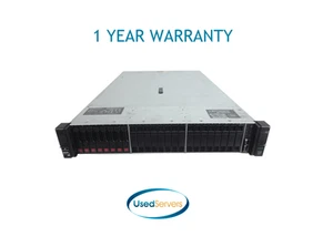 HP DL380 G10 24SFF 2xGold 5118 2.3GHZ=24Cores 128GB 8x480GB SSD P408i-a - Picture 1 of 2