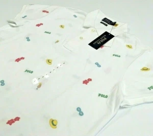 Polo Ralph Lauren Romantic Cute Hawaiian Beach Embroidered Polo Shirt Mini Dress - Picture 1 of 7