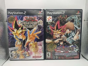 PS2 Yu-Gi-Oh Capsule Monster Coliseum + Yu-Gi-Oh Duelists of the Roses - Picture 1 of 4