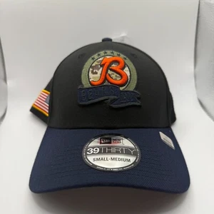 New Era 39Thirty Chicago Bears Black/Navy Small/Medium NFL Design New - Picture 1 of 5