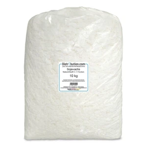 Sojawachs Flocken 10 kg NatureWax® C-1 Kerzenwachs zum Kerzen gießen weiß - Bild 1 von 8