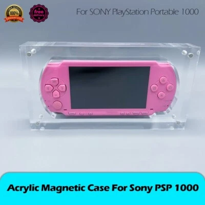 PSP 1000 Acrylic Magnetic Protecting Show Case For SONY PlayStation Portable USA - Image 1 of 4