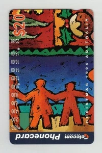 Scheda Telefonica NATALE CHRISTMAS Australia 1994 Telephon Card NO Sip Telecom - Picture 1 of 2