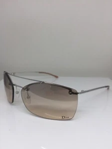 New Christian Dior Baba Sunglasses C. YB76P Shiny Silver w/ Flash Mirror Lenses - Picture 1 of 12
