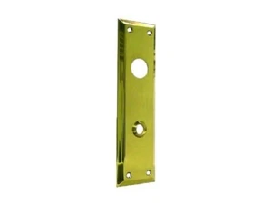 Placa 2-3/4"" X 10"" perno y orificio del cilindro, para marcas de montaje en superficie bloqueo de mortaja - Imagen 1 de 1