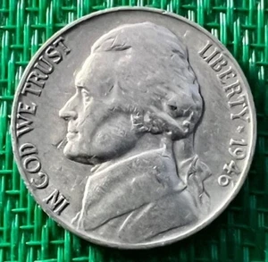 Jefferson Nickel 1946-S - ENVÍO GRATUITO - Imagen 1 de 2