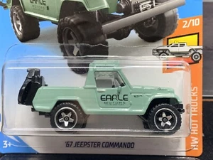 Hot Wheels 2019 '67 Jeepster Commando Green #84 HW Hot Trucks 2/10 - Bild 1 von 8