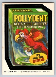Polly Dent Vintage 1980 Topps Wacky Packages Trading Card No. 152/198 - Picture 1 of 2