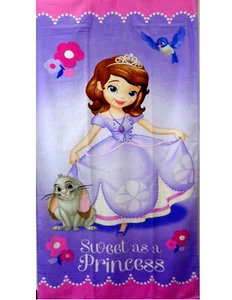 Sofia The First Disney Princess Towel Beach Bath 28"X58" 100% Cotton - Picture 1 of 1