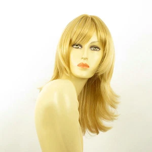 Parrucca donna semi lunga biondo chiaro dorato  CARLY LG26 - Picture 1 of 8