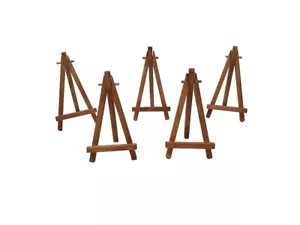 20 Mini caballete de madera - 15 cm de alto x 8 cm de ancho. (ROBLE DORADO) - Imagen 1 de 5