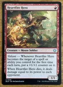 MTG Bloomburrow, Heartfire Hero - Picture 1 of 1