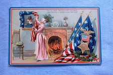 G.A.R. Post Card, "For Us Their Precious Lives They Gave,..."