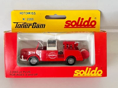Solido Toner Gam 1/50th Scale No. 2000 Hotchkiss Fire Truck - Image 1 of 4