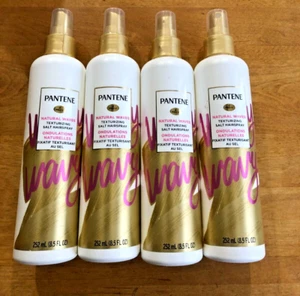 4 Pantene Natural Waves Texturizing Salt Hairspray 8.5oz - Picture 1 of 1