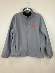 HyVee Grocery Jacket Unisex XL Gray Full Zip Long Sleeve Pockets Fleece Lined - Picture 1 of 11