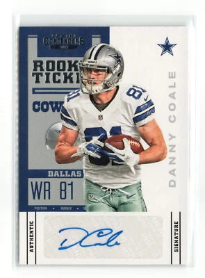 DANNY COALE #123 2012 PANINI CONTENDERS COWBOYS ROOKIE TICKET AUTO - Image 1 of 2