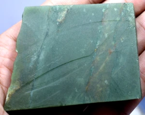 Untreated 273.70 Ct Natural African Jade/Jadeite Fantastic Green AAA+ Slab !!! - Picture 1 of 7