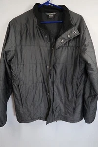 ExOfficio Puffer Jacket Small Gray Preppy Outdoors Casual Full Zip Soft Coat Men - Picture 1 of 9