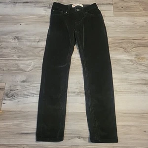 Levi's 511 Coudroy Jeans Boys 10R Black Slim Fit Pants - Picture 1 of 9