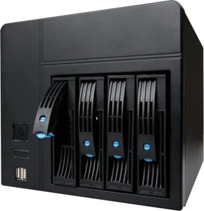 NAS Case 4-Bay K3 Chassis,  New Network Storage Server, Compatible Flex PSU Mini - Picture 1 of 8
