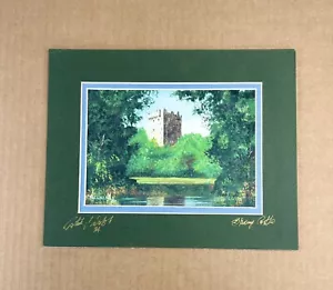 Stampa acquerello vintage Pat Walsh’s Ireland firmata senza cornice 10” x 8” - Foto 1 di 6