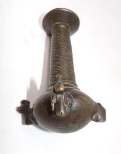 ANTIKE ISLAMISCHE BRONZE PARFÜMFLASCHE - 218 JAHRHUNDERT - WIE GEFUNDEN ZUSTAND - Bild 1 von 3