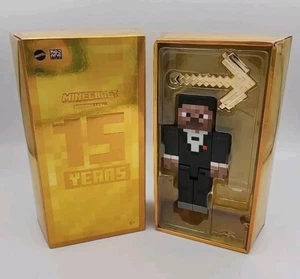 NEU IN BOX 15th Anniversary Minecraft 5,5" Smoking Steve Diamond Figur KOSTENLOSER VERSAND - Bild 1 von 2