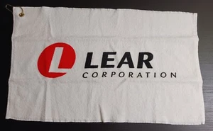Golf Towel Promo with Grommet and Hook LEAR CORPORATION New Hanging Sports Towel - Picture 1 of 15