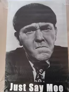 Just Say Moe Vintage Poster Three Handlanger Komödie 90er Jahre Witz Satire  - Bild 1 von 6