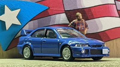 TOMICA PREMIUM #13 MITSUBISHI LANCER EVOLUTION VI GSR LOOSE 1/61 SCALE - Image 1 of 4