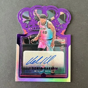 2021-22 Panini Crown Royale Auto Purple Udonis Haslem /25 Miami Heat - Picture 1 of 2