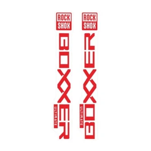 Pegatina de horquilla para 2024 BOXXER bicicleta de montaña calcomanías rojas (fondo transparente) - Imagen 1 de 1