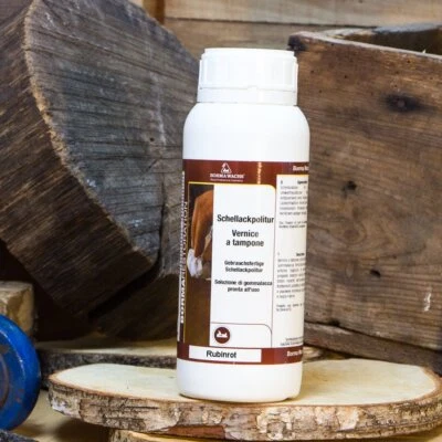 Schellack Politur (entwachst) - Rubinrot - 500ml - Bild 1 von 3