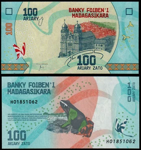 MADAGASCAR 100 ARIARY (P97) N. D. (2017) UNC - Picture 1 of 1