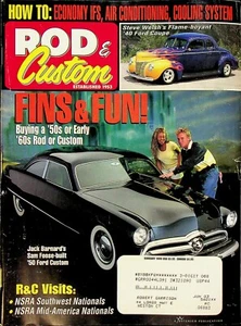 Vtg Rod & Custom Magazine Feb 1999 Fins and Fun Buying a 50's Early Rod m2164 - Picture 1 of 2