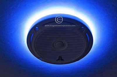 KINGPIN LEDS 2pc LED Speaker Rings - JL Audio Marine 7.7 MX770 Pre Drilled New!!