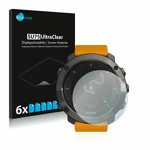Suunto Traverse Alpha   Smart Watch, 6x Transparent ULTRA Clear Screen Protector - Picture 1 of 7