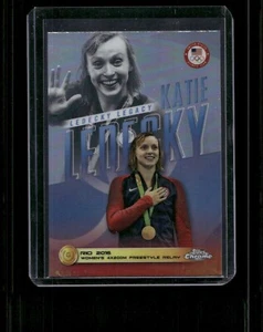 2024 Topps Chrome Olympic #KL-6 Katie Ledecky Refractor - Picture 1 of 2