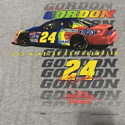 Camisa Deportiva Jeff Gordon NASCAR Lee 1995 De Colección Talla Grande PEQUEÑO LUGAR COMO SE VE Foto 1 de 4