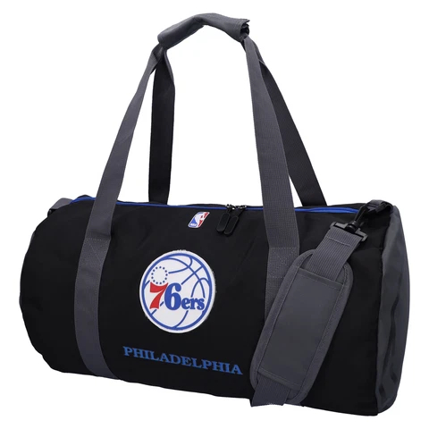 FISLL Black Philadelphia 76ers Duffel Bag Cover