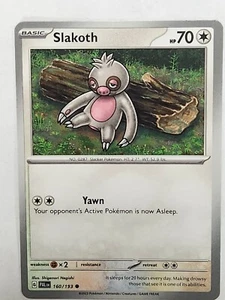Slakoth 160/193 Paldea Evolved Scarlet Violet Pokemon Card - Picture 1 of 1