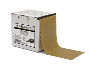 THERABAND Resistance Band 25 Yard Roll, Gold Max Strength Elite Non-Latex Pro... - Picture 1 of 6