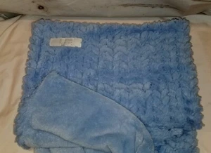 S L Home Fashions Baby Blanket Blue Swirl Lets Go On An Adventure Plush - Picture 1 of 12